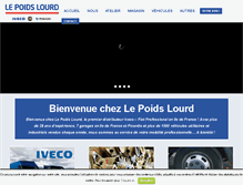 Tablet Screenshot of iveco-lepoidslourd.fr
